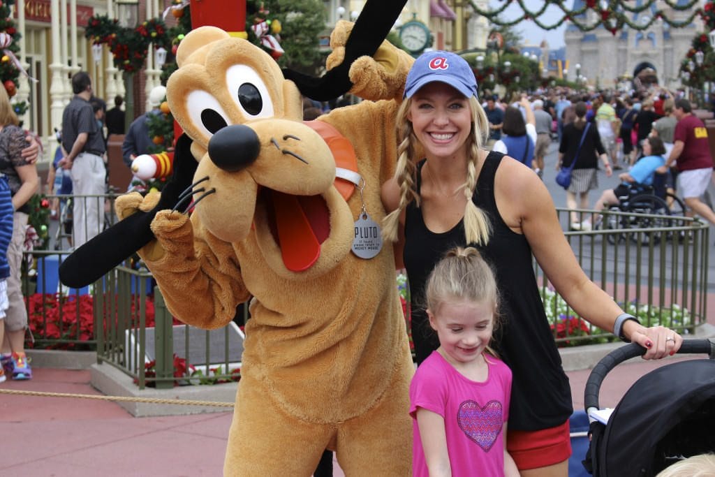 Pluto on Magic Kingdom Main Street.