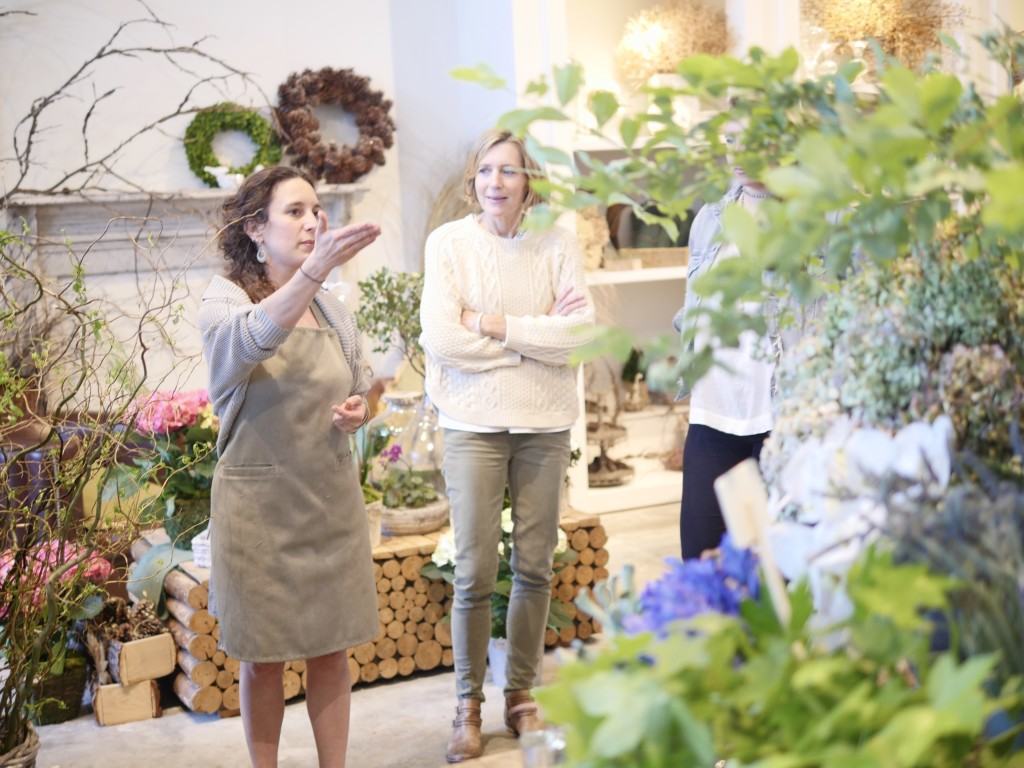 Georgia florists and Marie-Laure Coste Dujols.