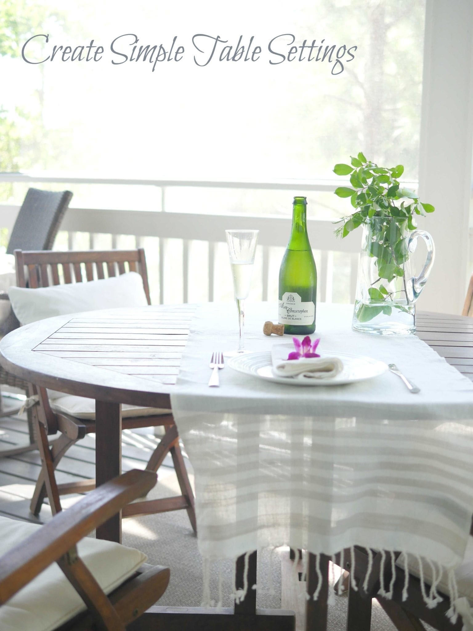 Simple Table Settings | bluegraygal