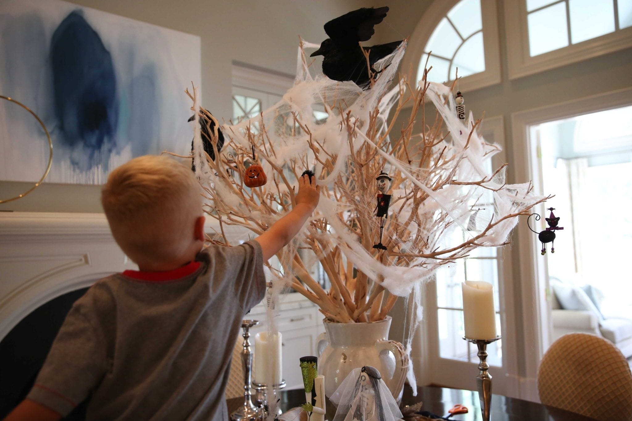 Halloween Decor Home Tour for Interior and Exterior