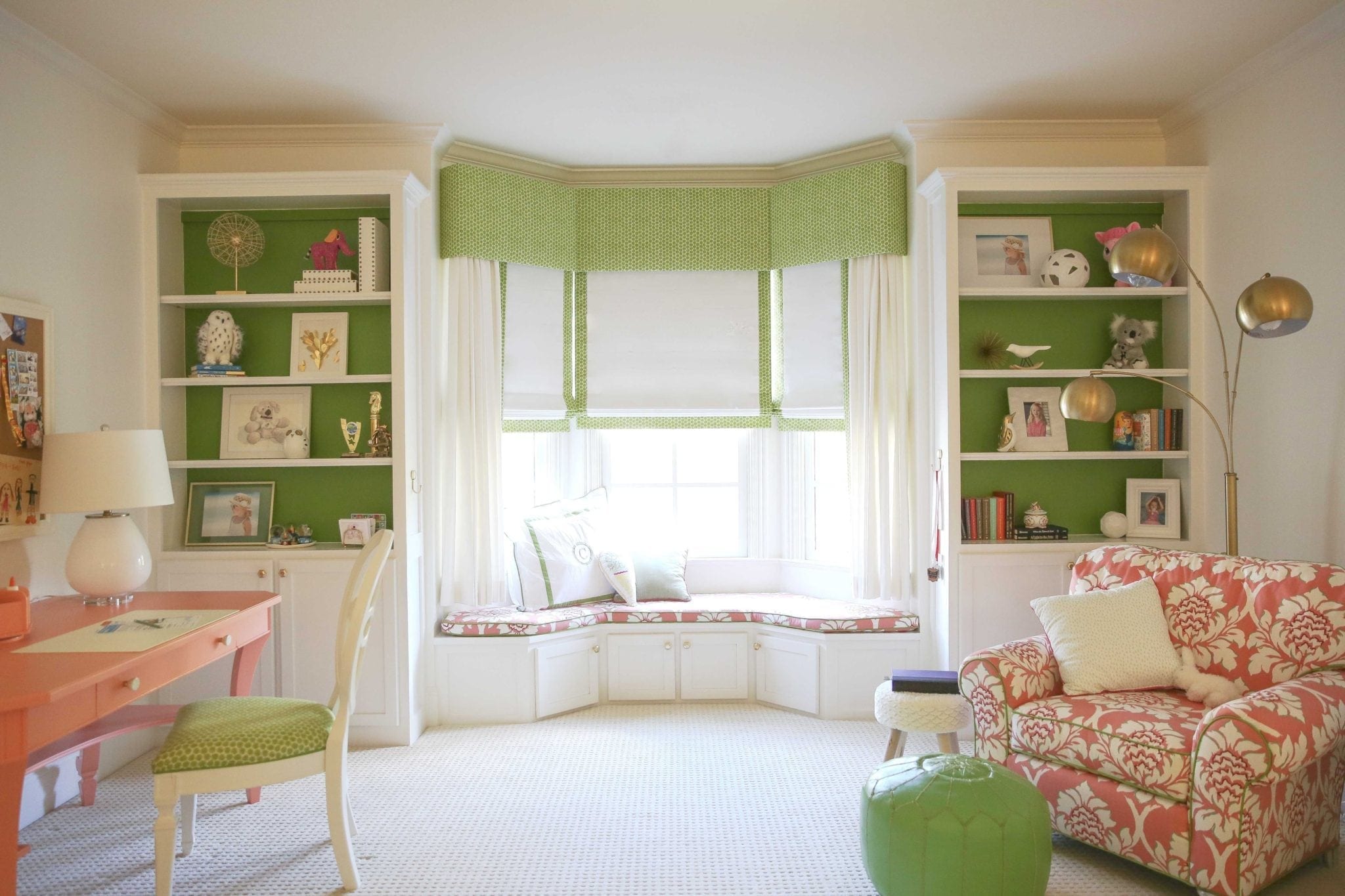 After my daughters bedroom was updated with the shade store drapes.