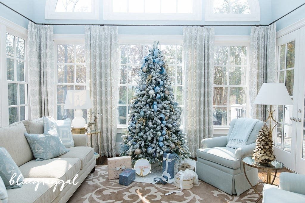 Easy way to Create my Viral Blue Christmas Tree!