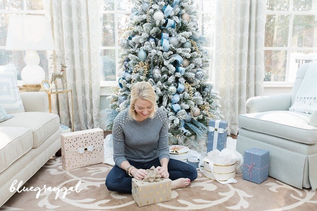 bluegraygal with Sugar Paper for Target wrapping paper