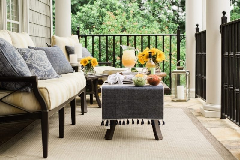 vibrant party decor