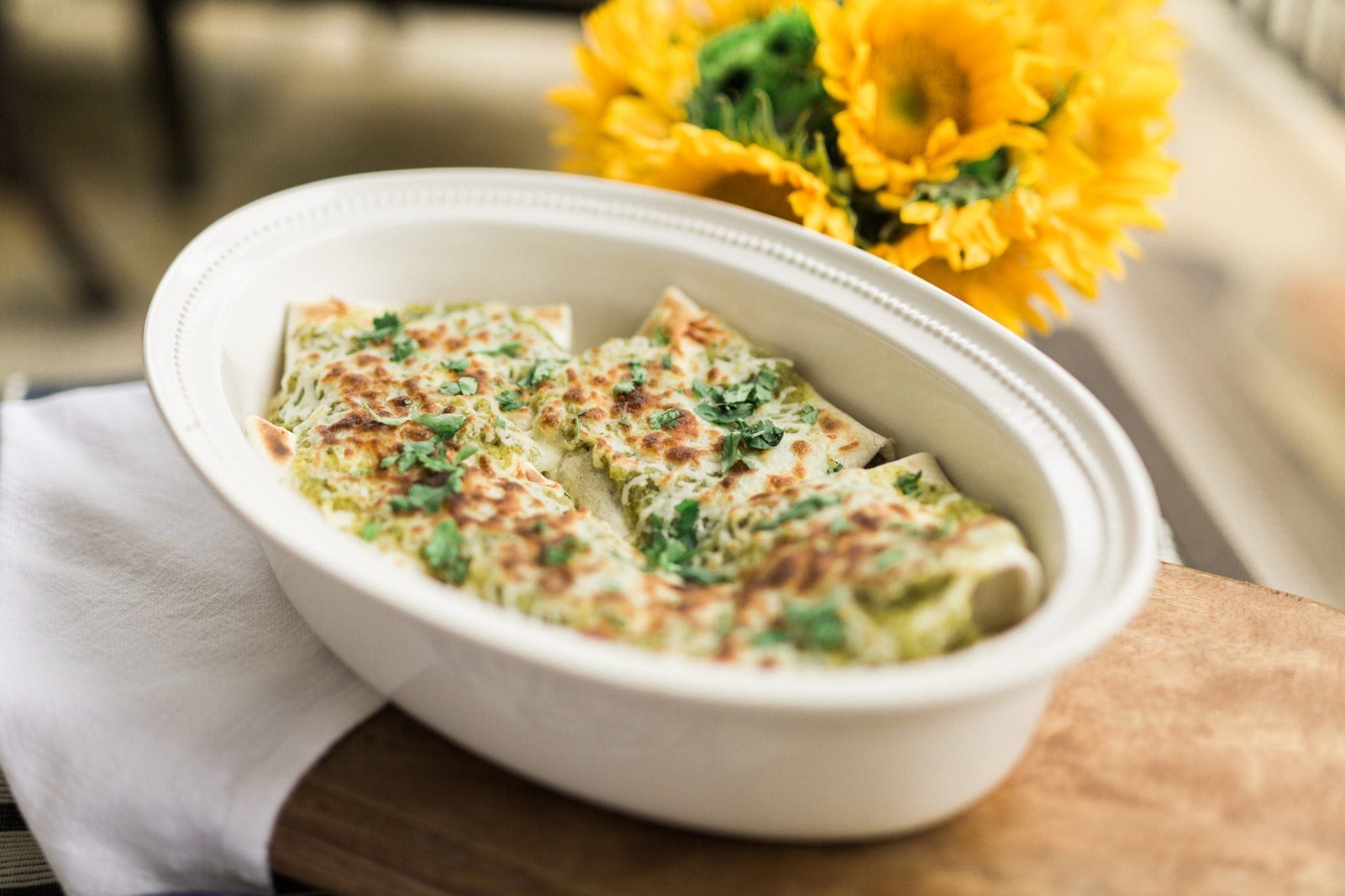 Easiest enchilada recipe ever. Great last minute dinner in under 30 minutes.