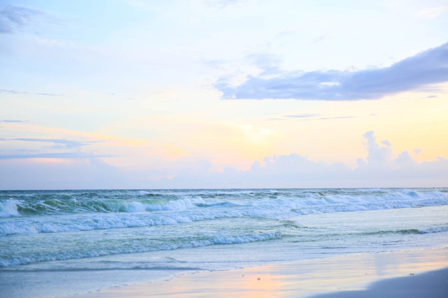 Beach sunset in Destin. 