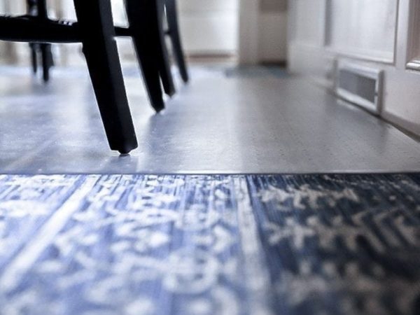 Parenting Top Tip! Plastic Mat for Under Dining Table | bluegraygal