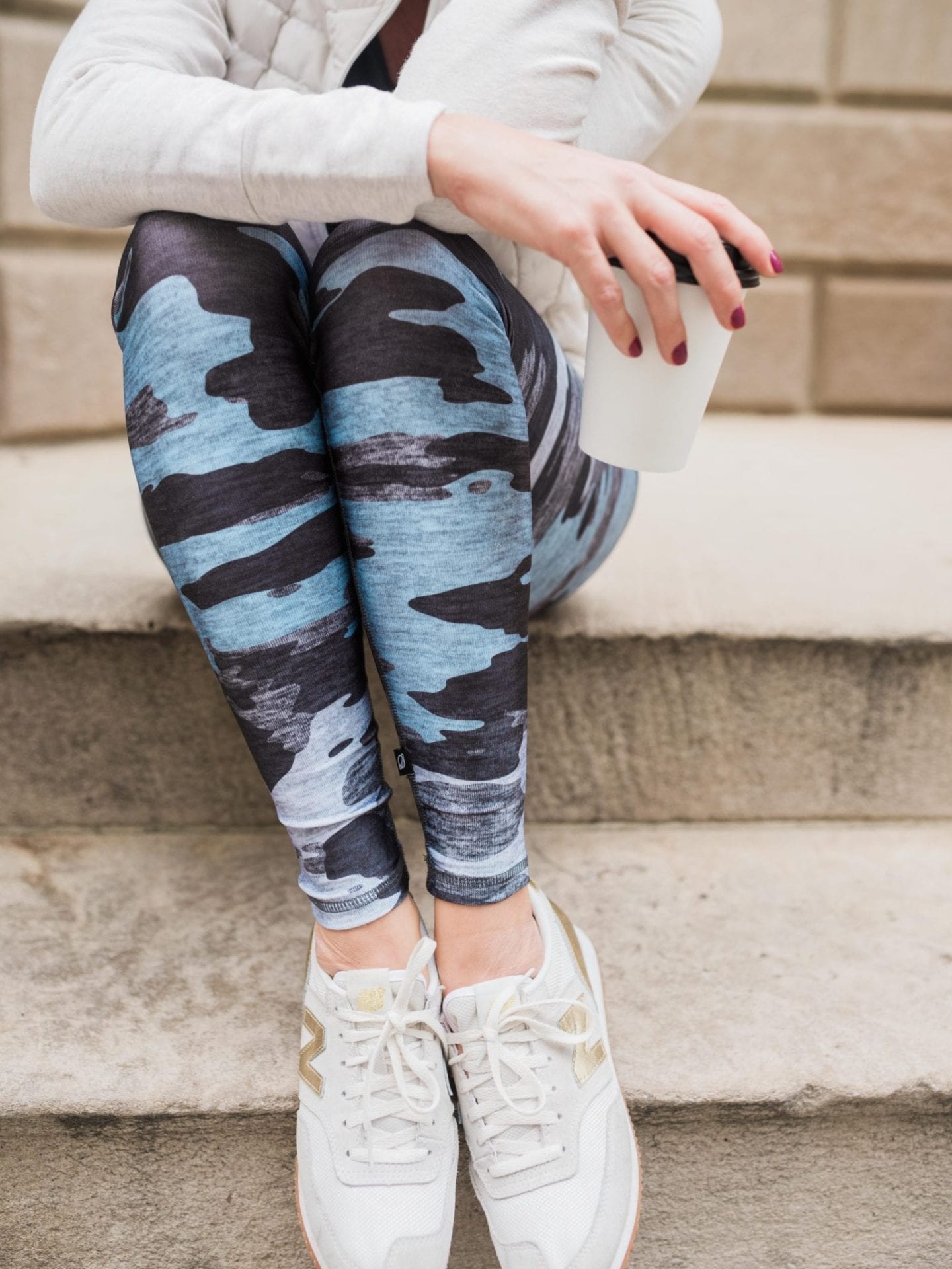 Camo Leggings by Terez. Fun print leggings for everyday use.