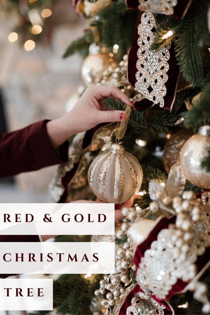Red and Gold Christmas Tree Ideas on Pinterest
