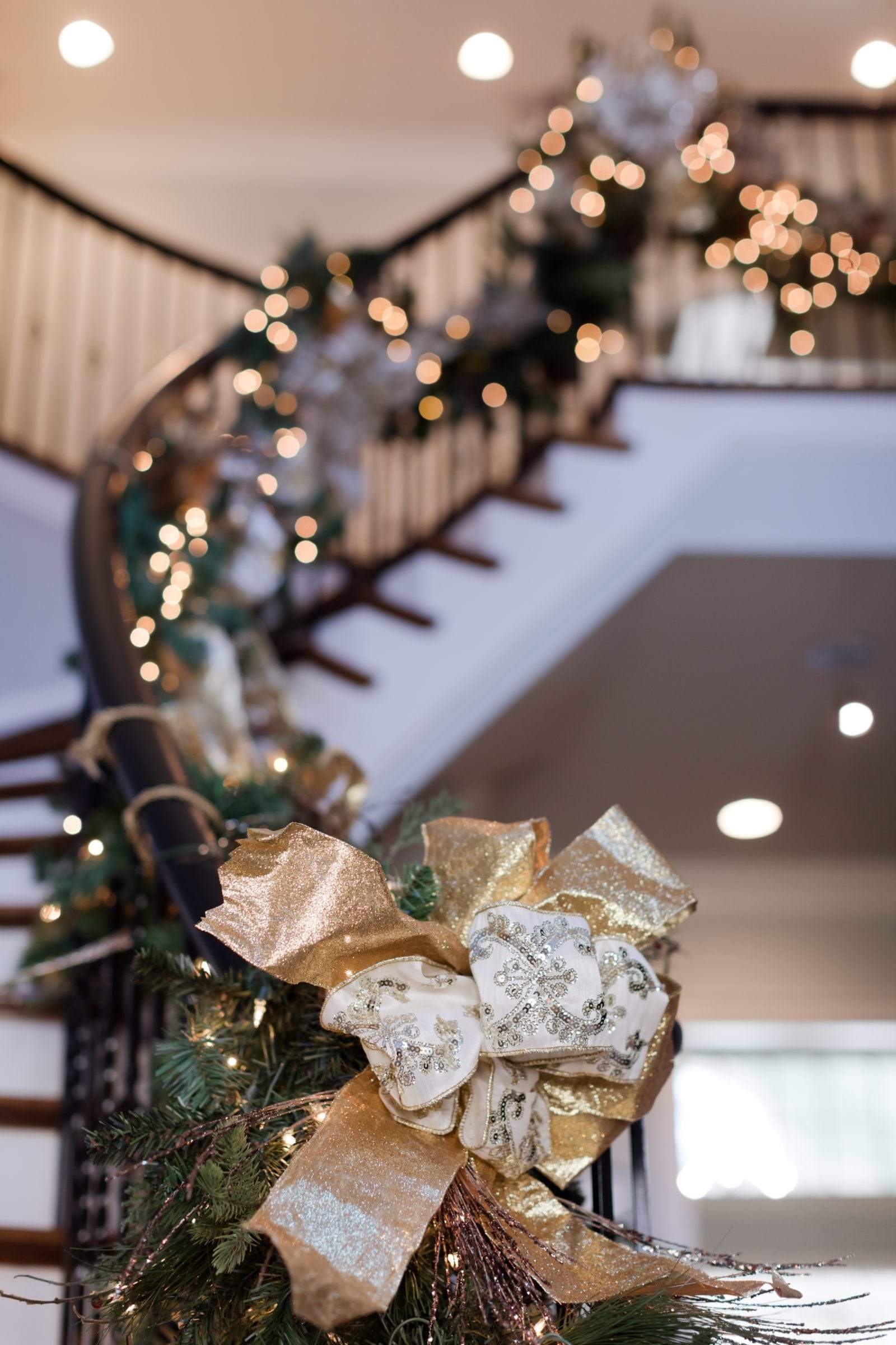House Christmas Decoration Home Tour grand & timeless! bluegraygal