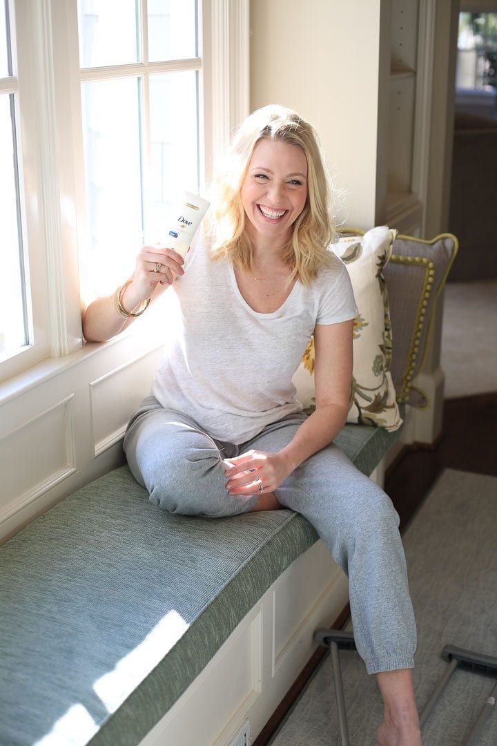 I have crazy extra dry skin and itchy armpits (thanks winter and crutches!.) I'm using Dove Advanced Care Antiperspirant which works really well. 3 other tips to help cure the winter skin blues!