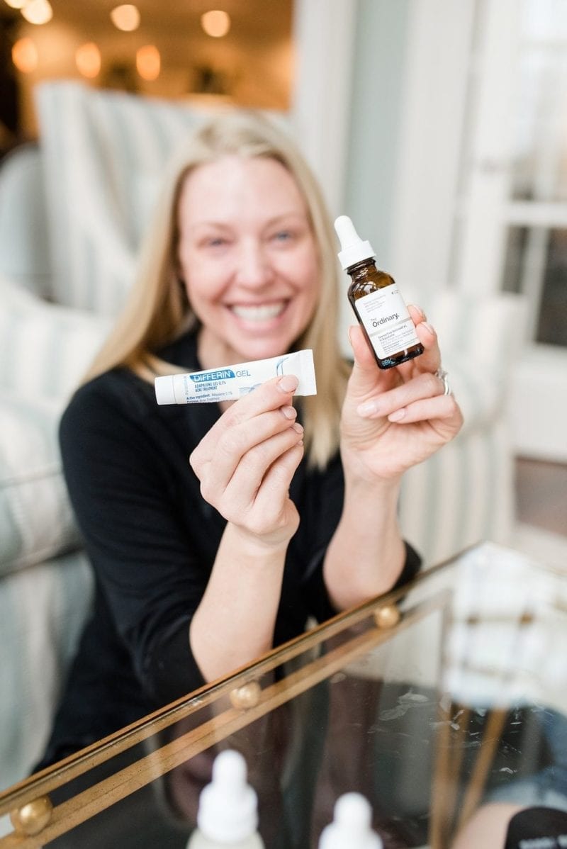 How to use retinol serum. The Ordinary Retinal and Differin gel.