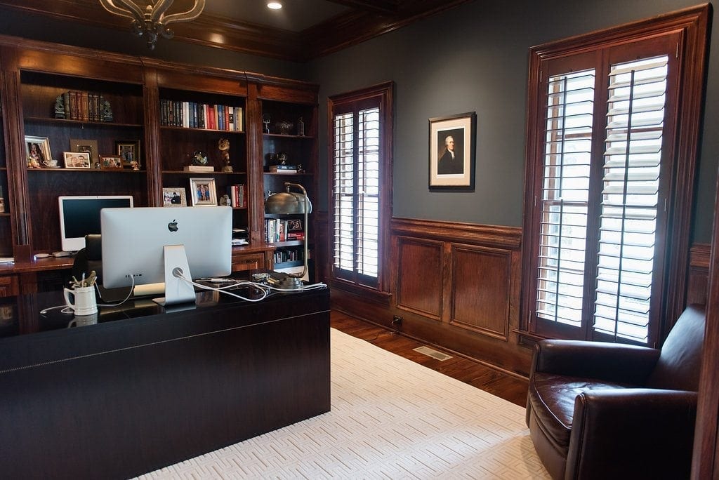 Should I remove my plantation shutters? See the before and after of keeping plantation shutters or using customer drapery instead!