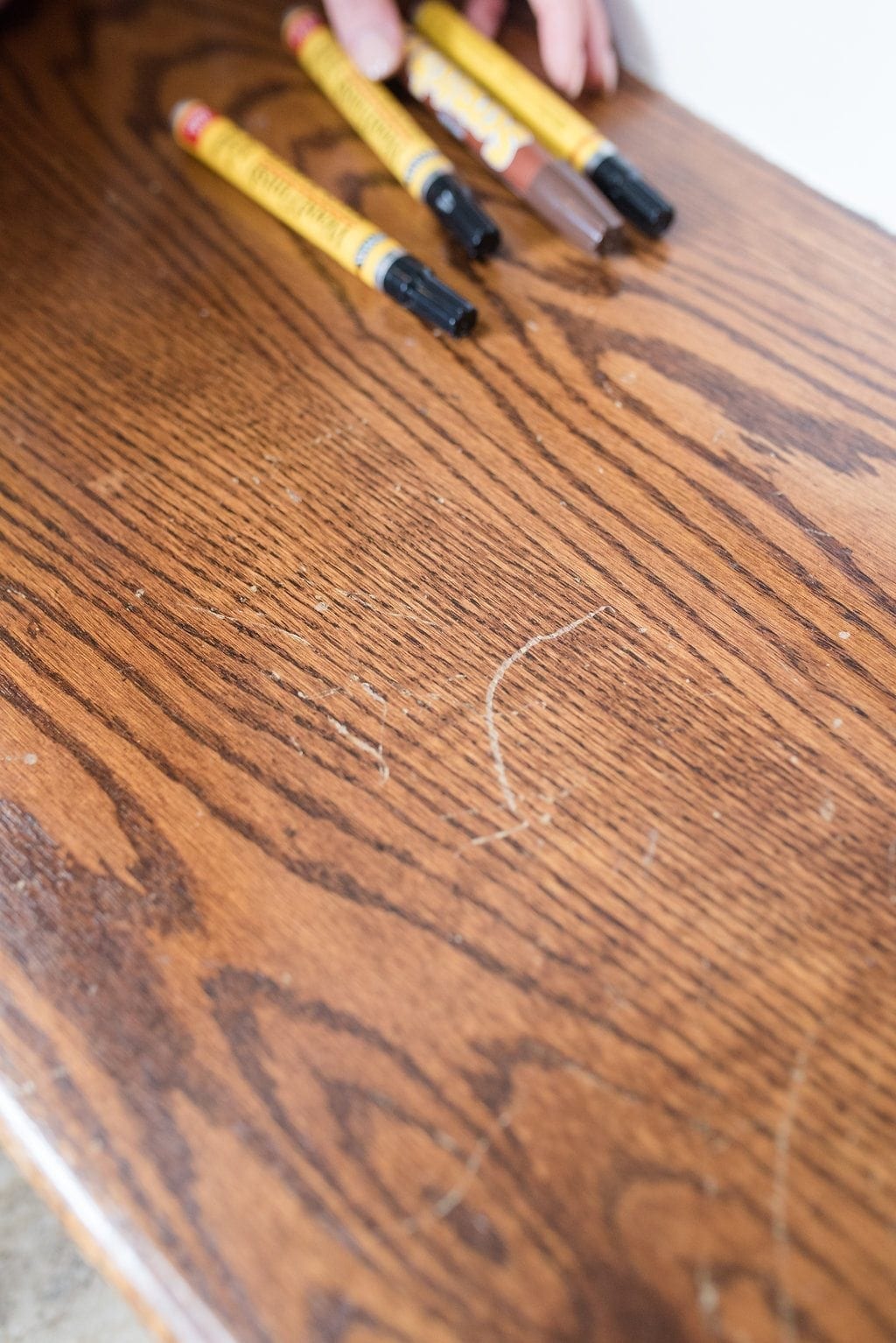 Touch Up For Wood Furniture Scratch Filler Marker Pen Paint Fix Useful Repair 