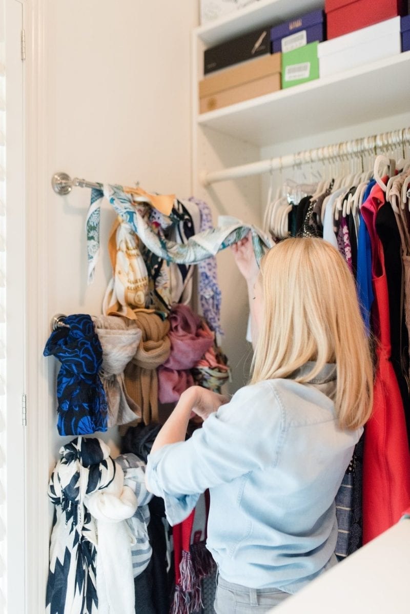How color coding clothes will help your closet look cleaner.