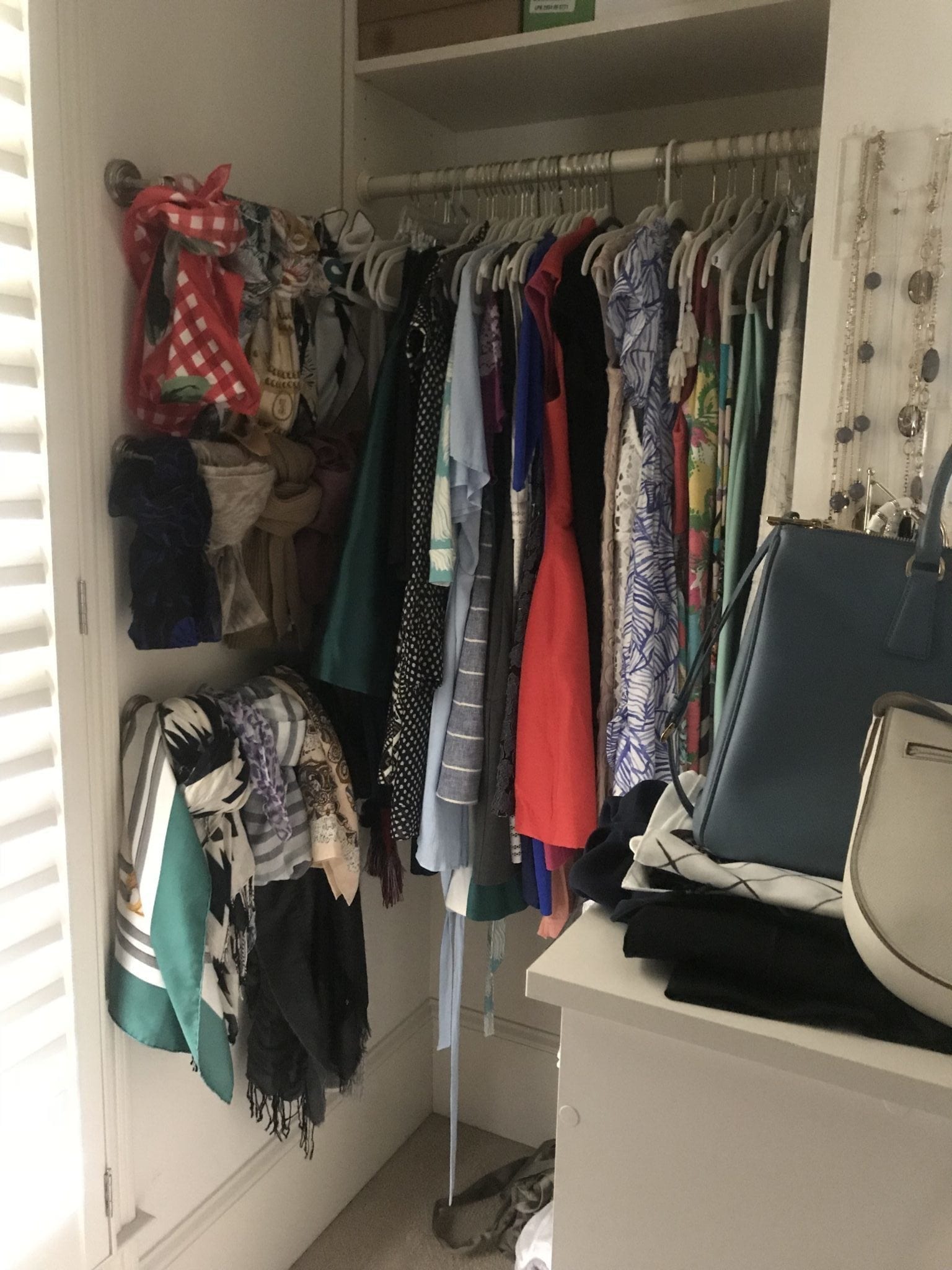 Organizing closet tips.