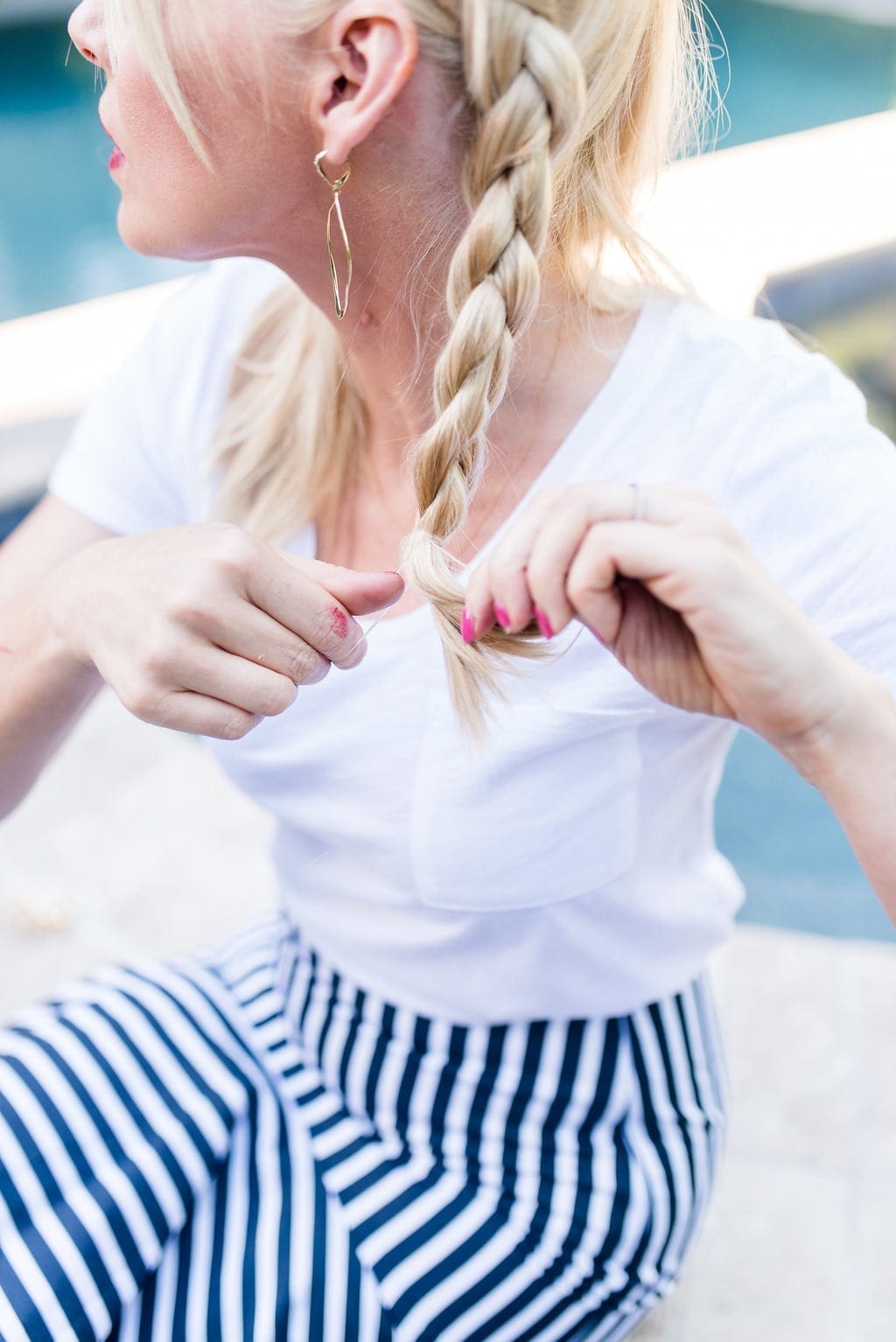 How to braid your own hair. Tips to braiding your own long hair.