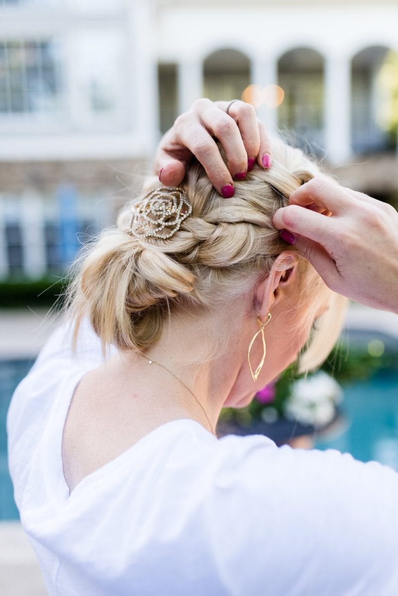 easy braid updo bluegraygal