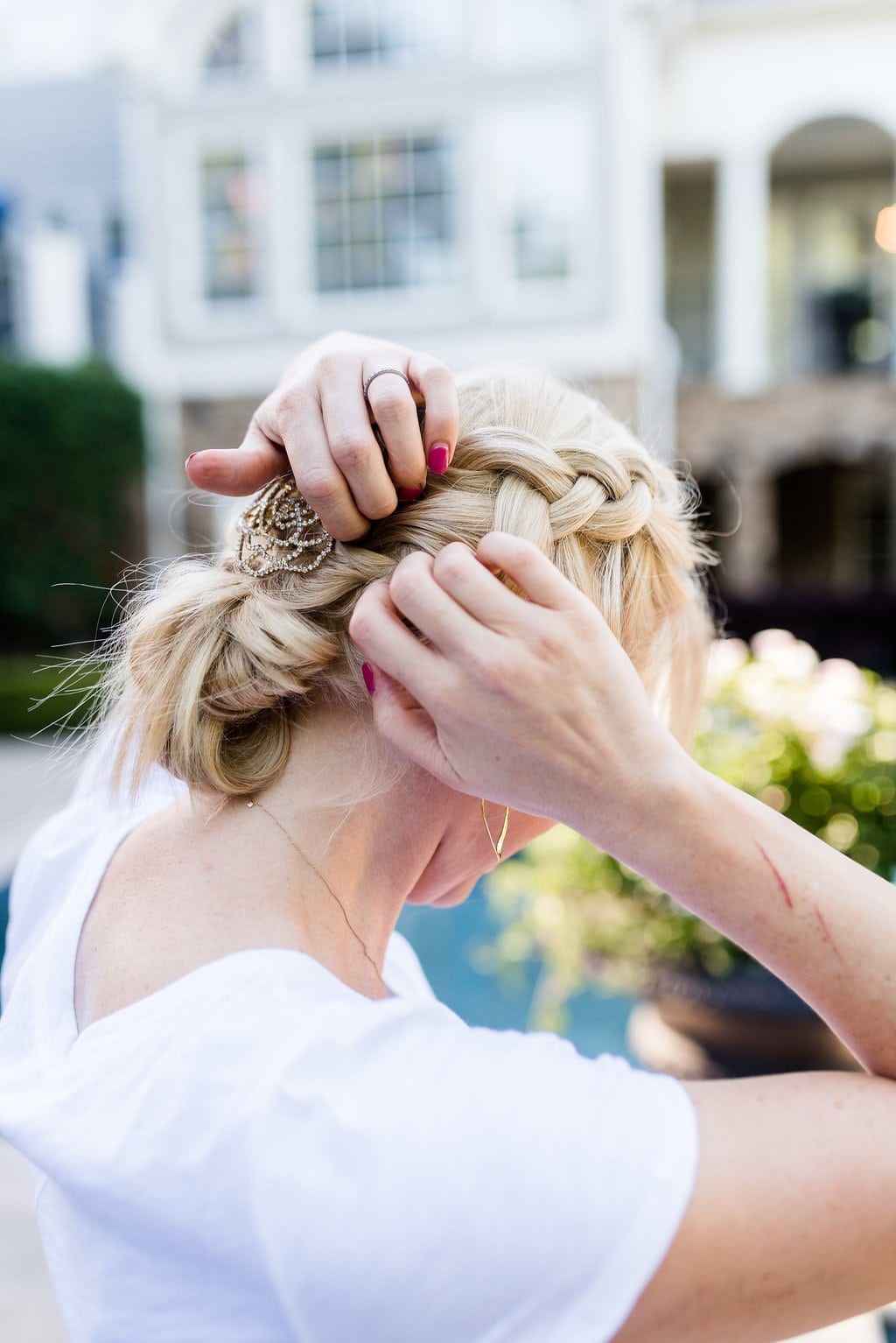 Dutch braid. How to do a dutch braid hairstyle.