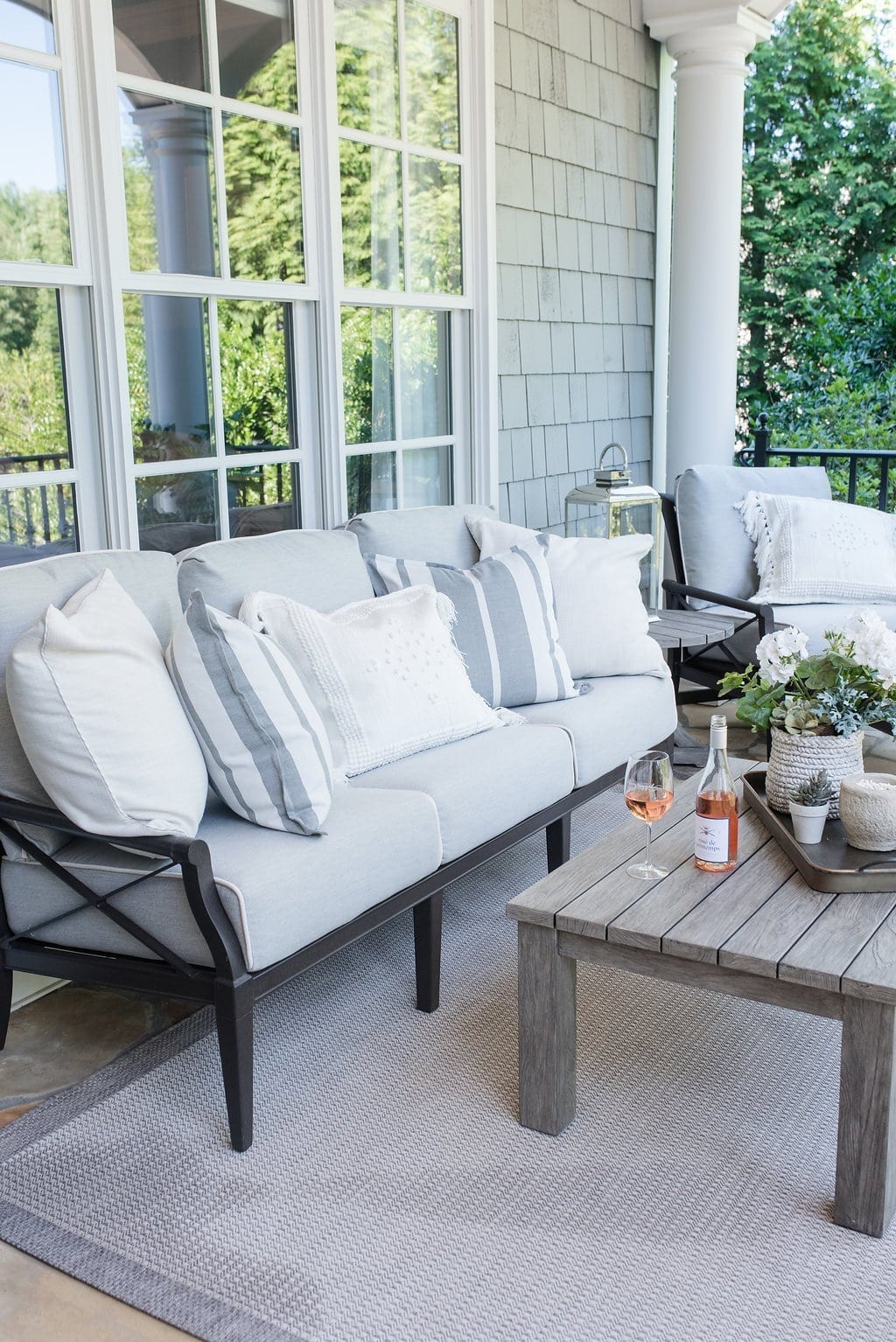 If you're looking for the Best Gray Paint Colors Sherwin Williams makes, you've found your blogger! I use a lot of the blue gray paint color options Sherwin Williams offers! Our cedar siding is SW Dorian Gray. Follow for the best exterior gray paint colors Sherwin Williams makes!