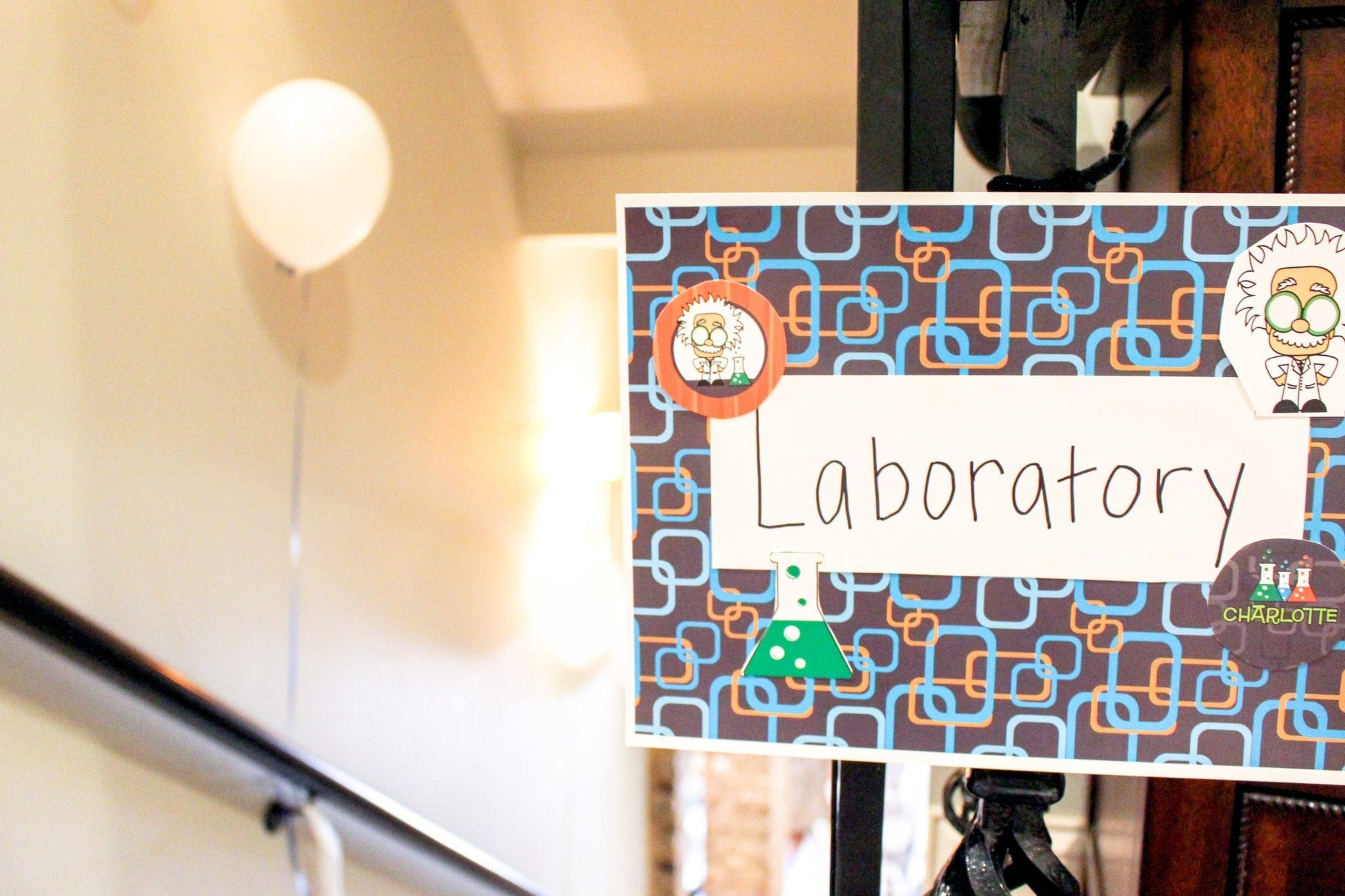 How to throw a science themed party for kids.