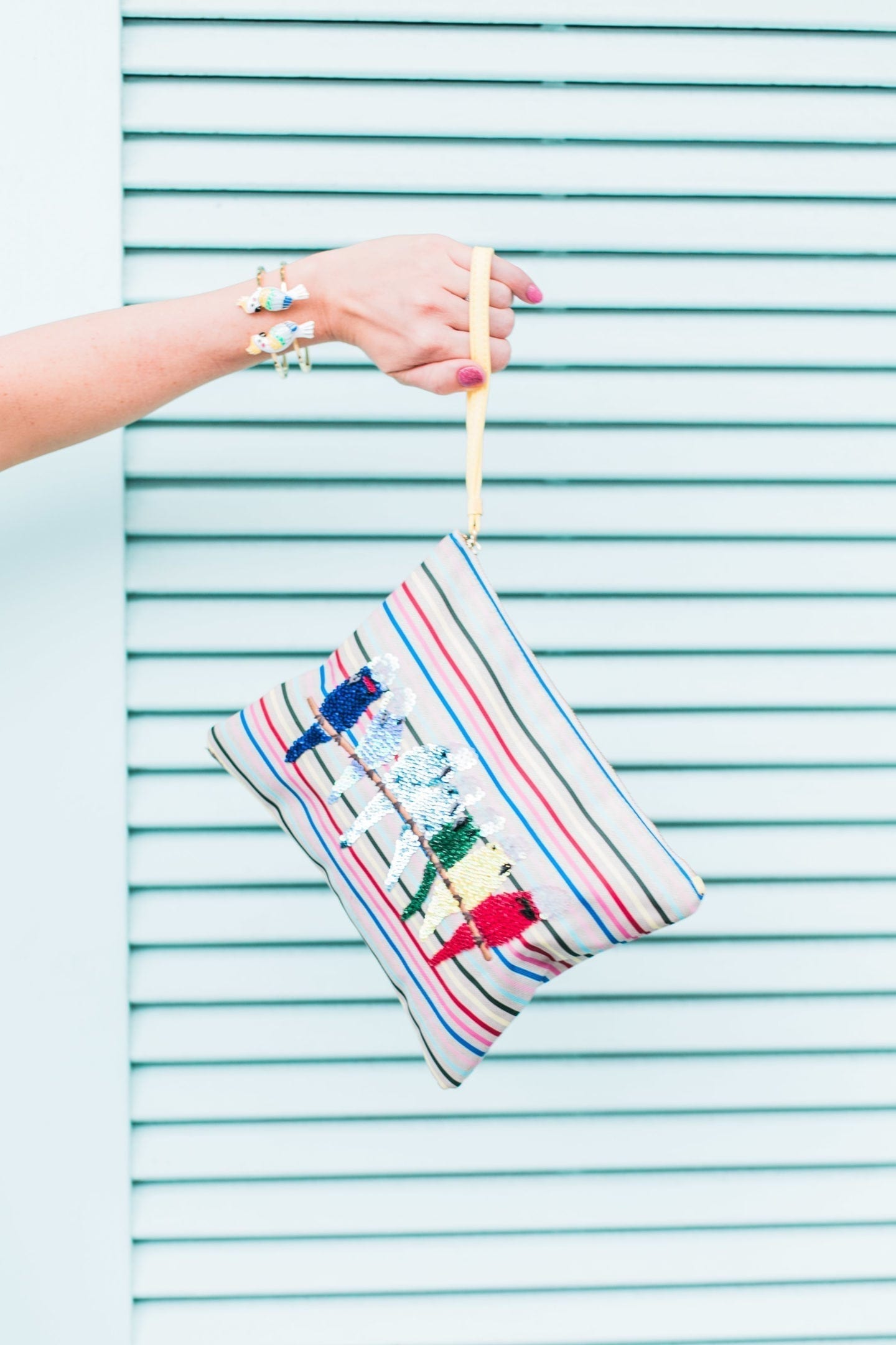 Talbots clutch on sale. A must have for Parrotheads!