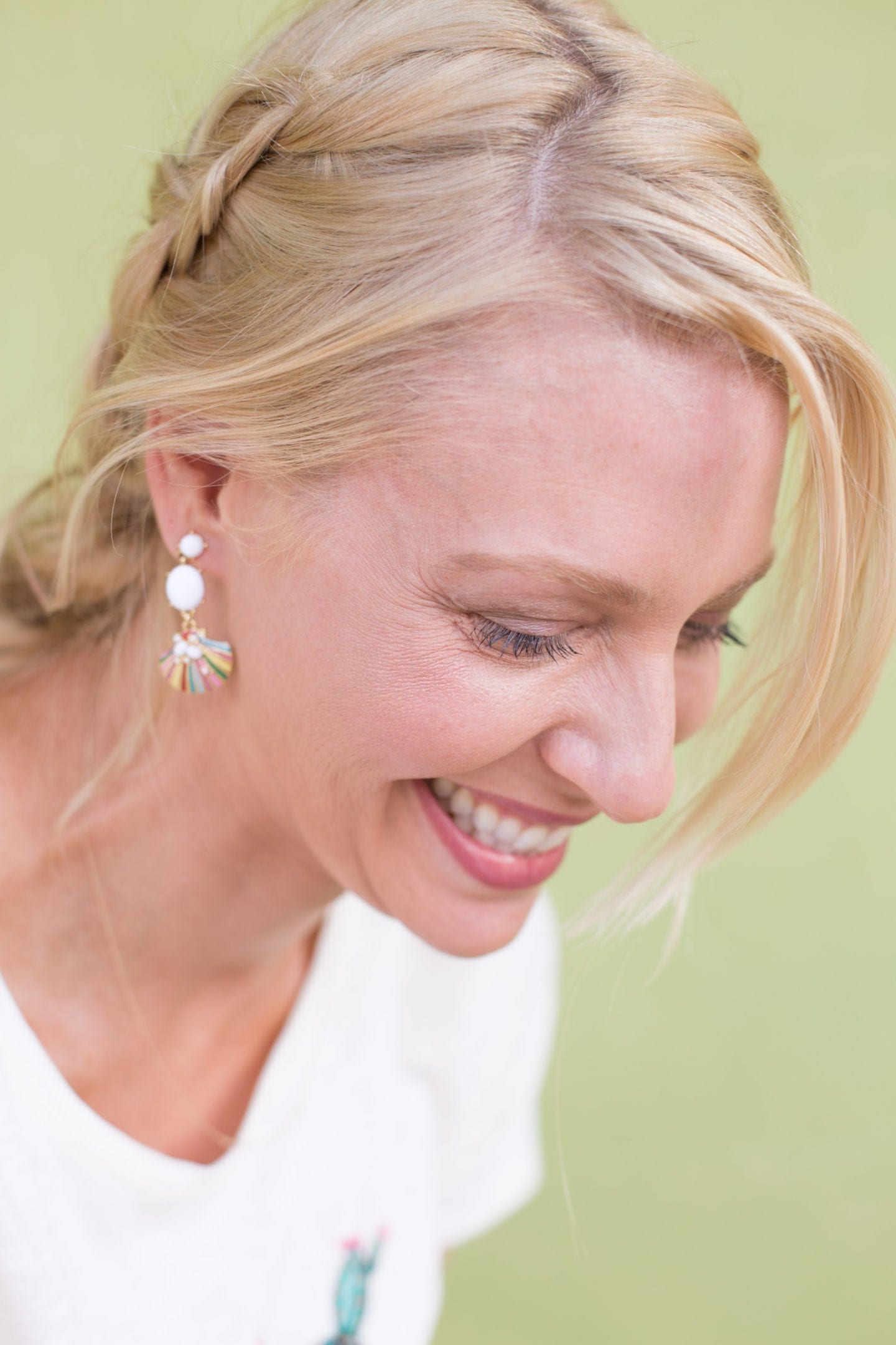 Talbots jewelry. Earrings in colorful summer hues.