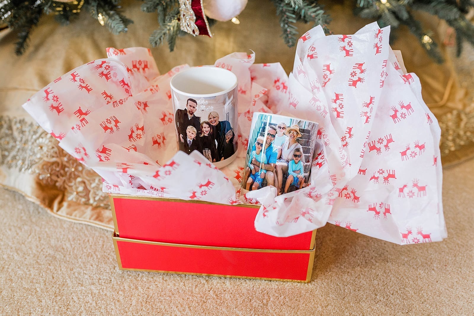 Personalized Mugs as present ideas for family or friend gifts.