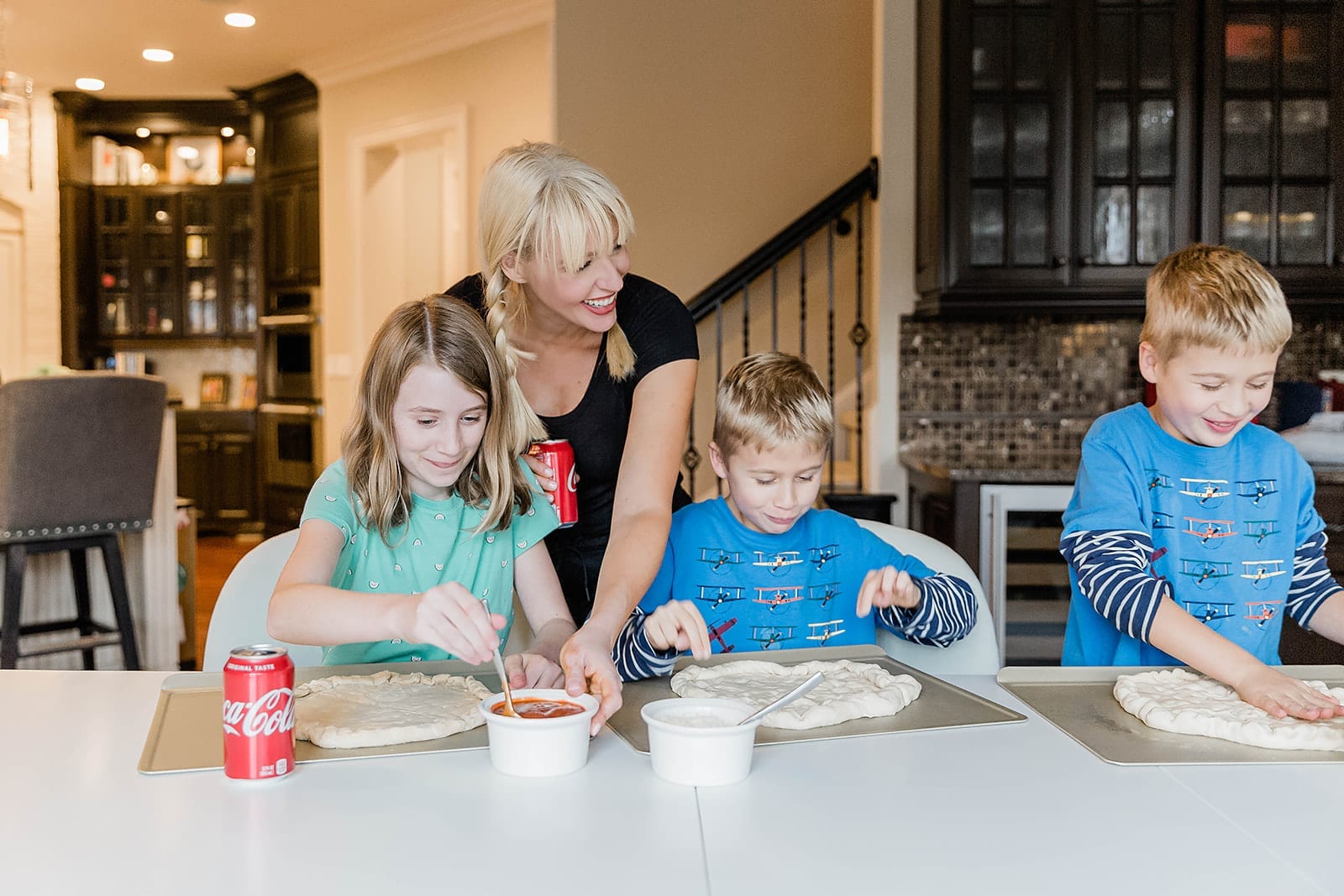 Easy DIY Pizza with Publix Pizza Dough. Have an easy family dinner with Publix pizza dough and Coke. My kids love making their own pizza and this dough is so yummy!