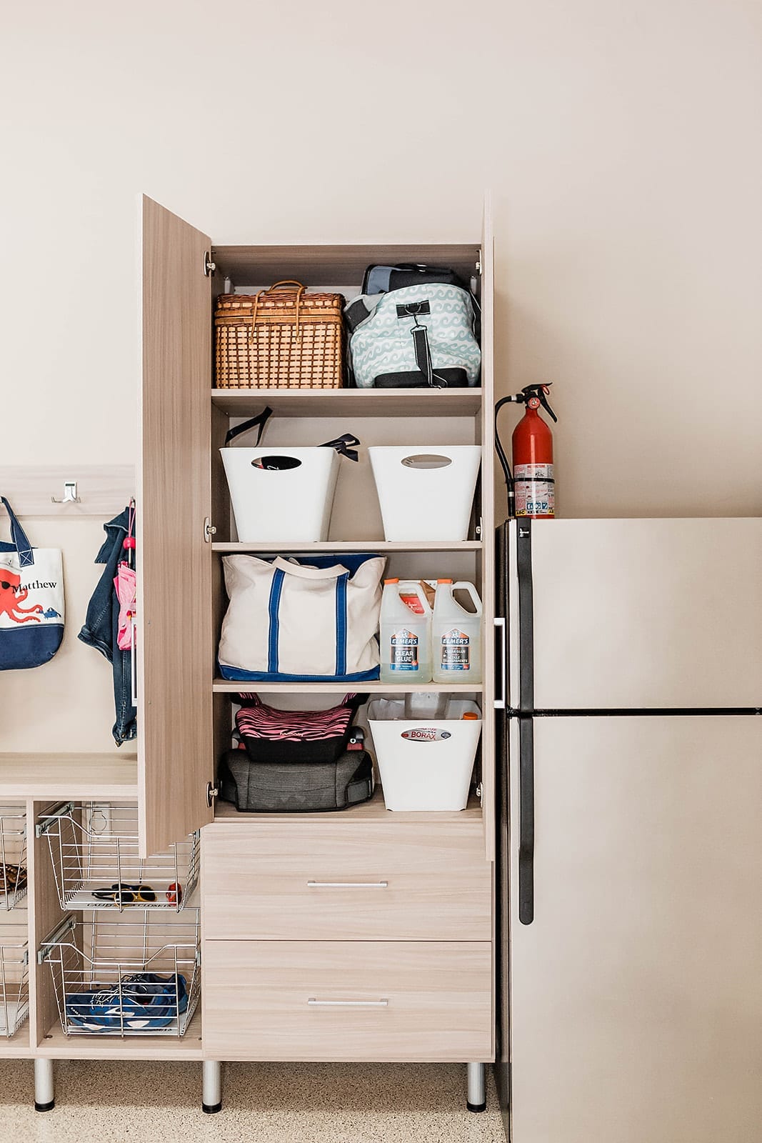 Storing Stuff in your Garage. What to store in your garage and where you should store it.