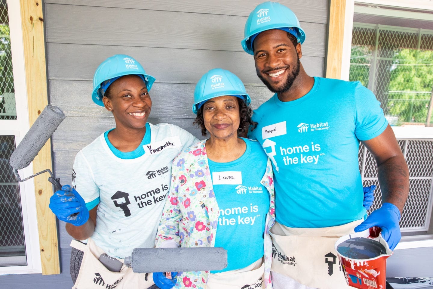 ATLANTA, GA, USA (04/24/2019)-Home is the Key Chico's FAS Inc. build day. ©Habitat for Humanity International/