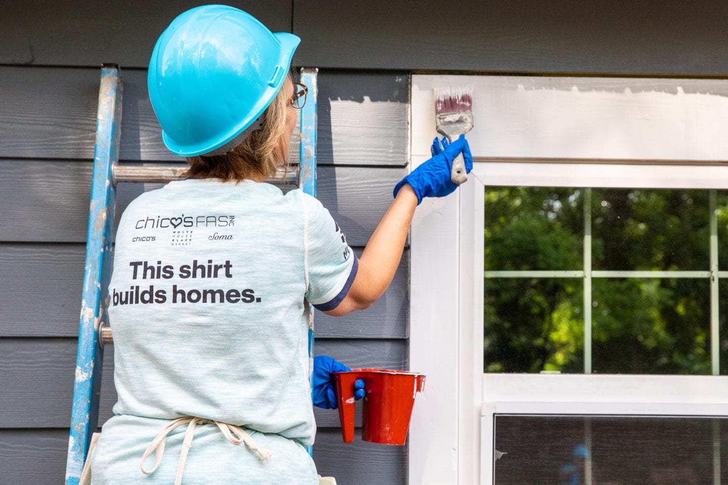 ATLANTA, GA, USA (04/24/2019)-Home is the Key Chico's FAS Inc. build day. ©Habitat for Humanity International/