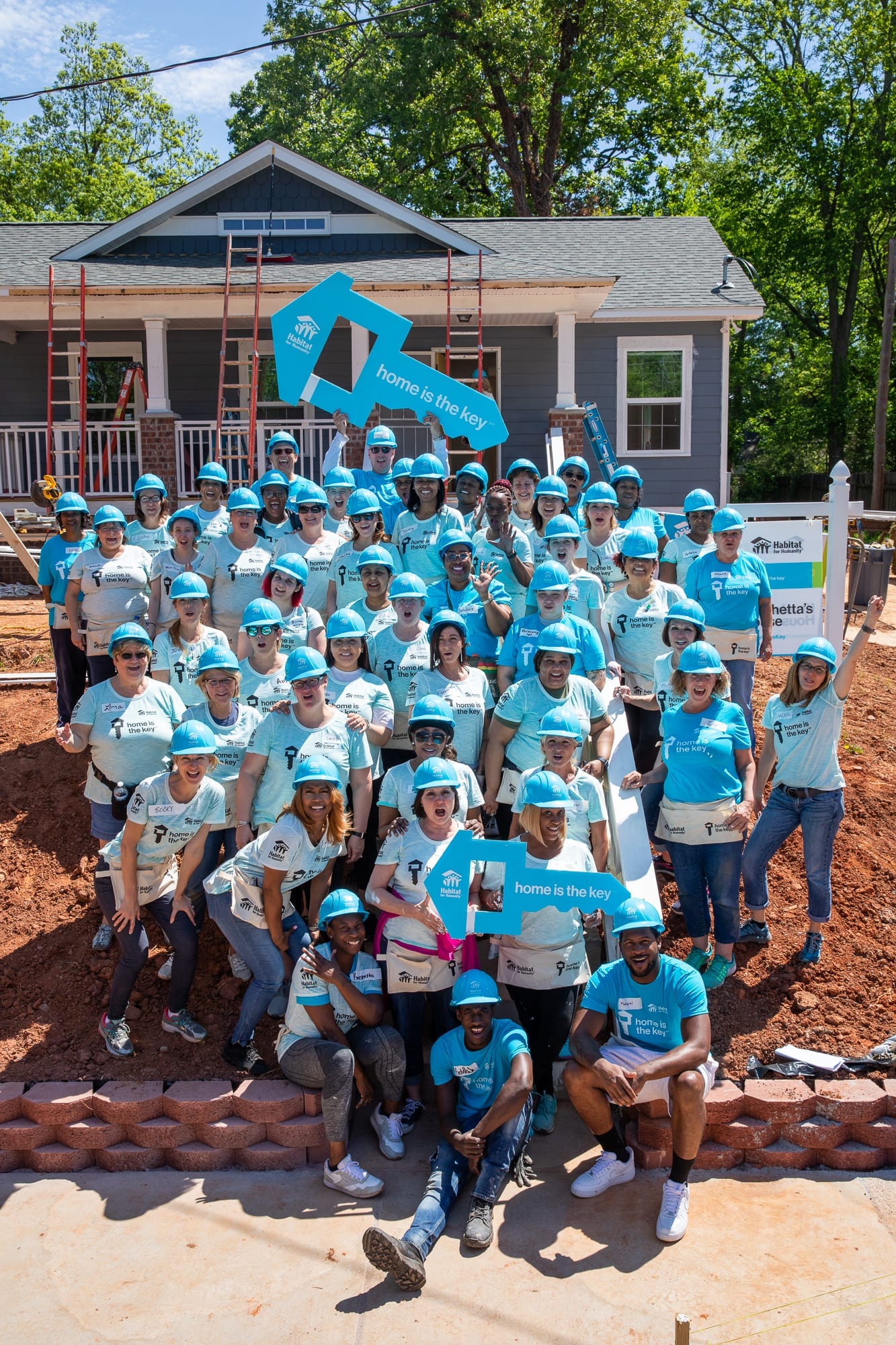 ATLANTA, GA, USA (04/24/2019)-Home is the Key Chico's FAS Inc. build day. ©Habitat for Humanity International/