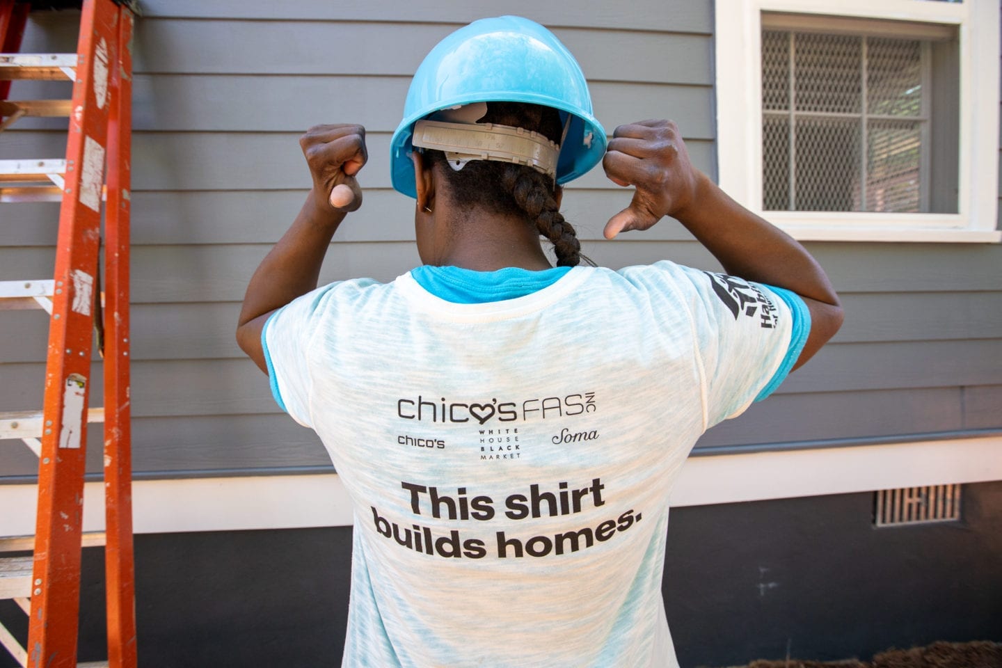 ATLANTA, GA, USA (04/24/2019)-Home is the Key Chico's FAS Inc. build day. ©Habitat for Humanity International/