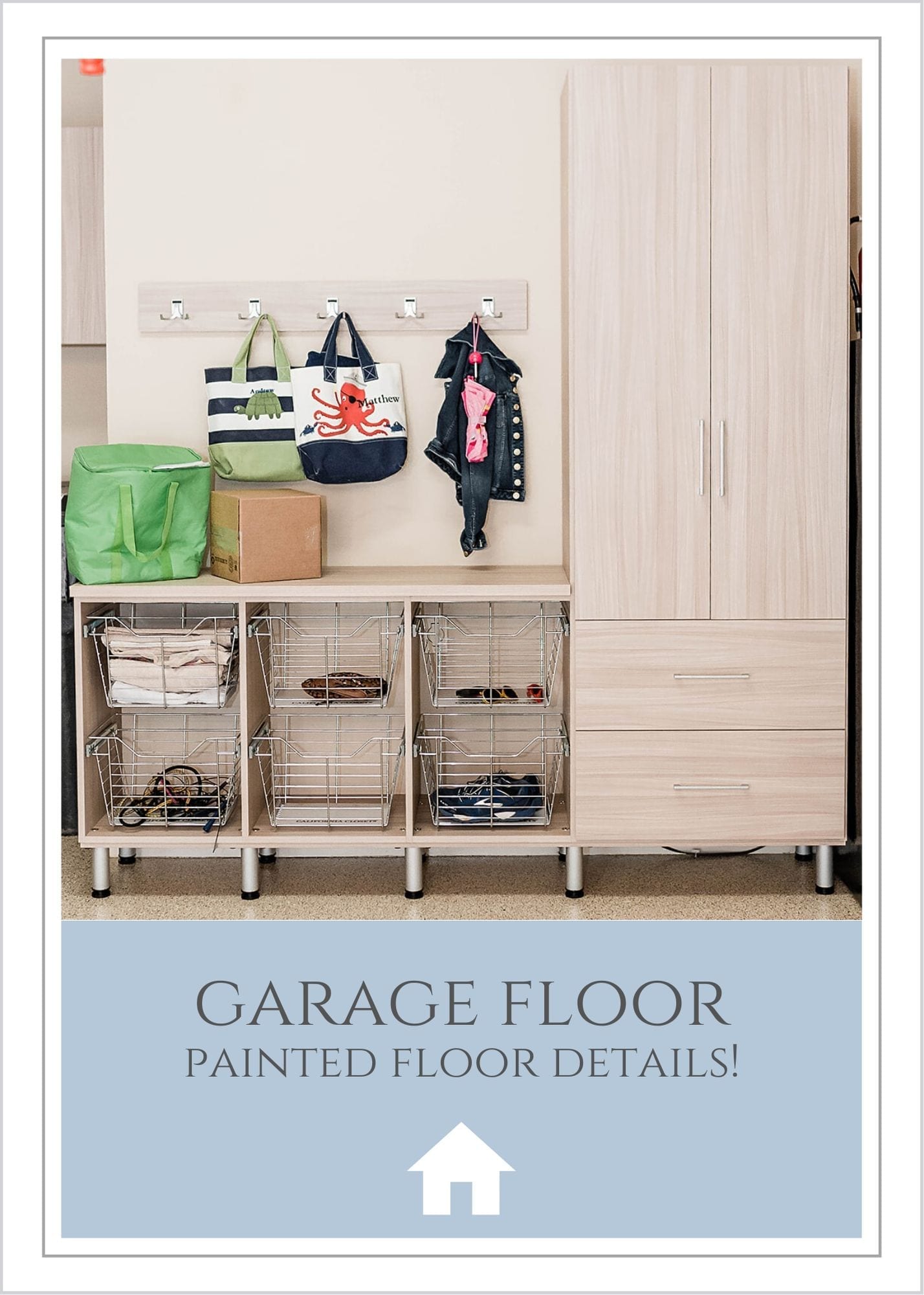 Painted Garage Floors in Atlanta.