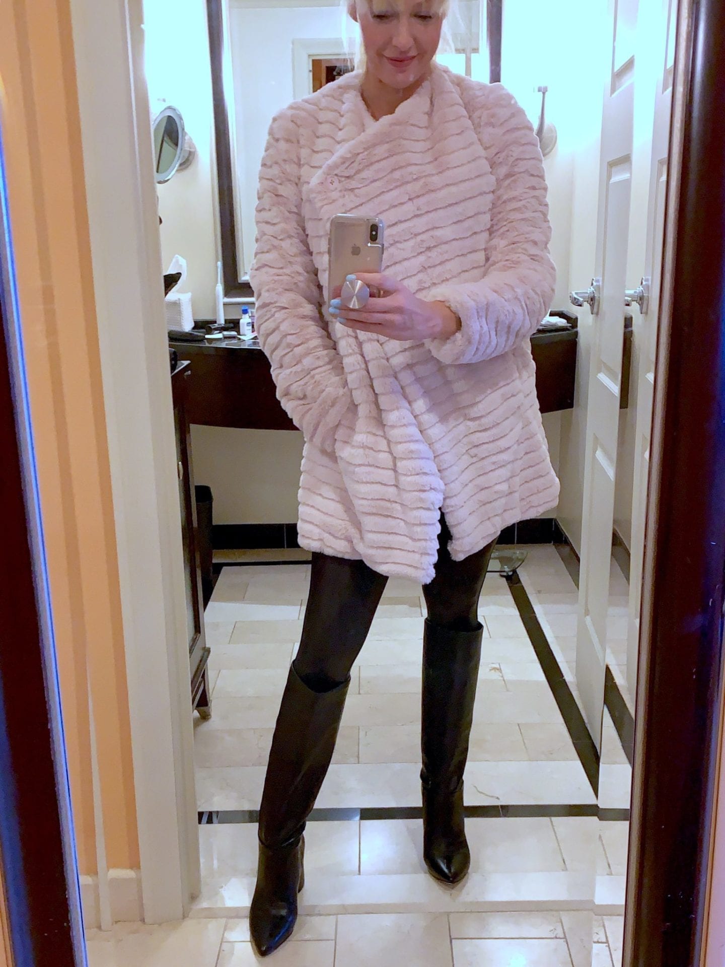 Fall Coats Nordstrom. Pink fluffy coat for winter. Nordstrom Anniversary sale outfits.