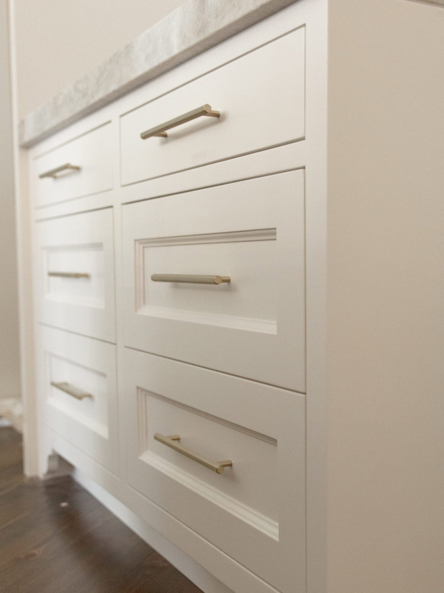 VESTA Bronze Pulls. Modern pulls for cabinetry.