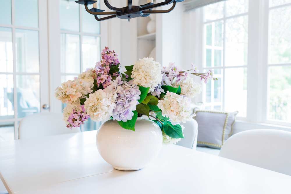 How to Make a Flower arrangement with fake flowers