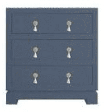 Navy Blue Nightstand