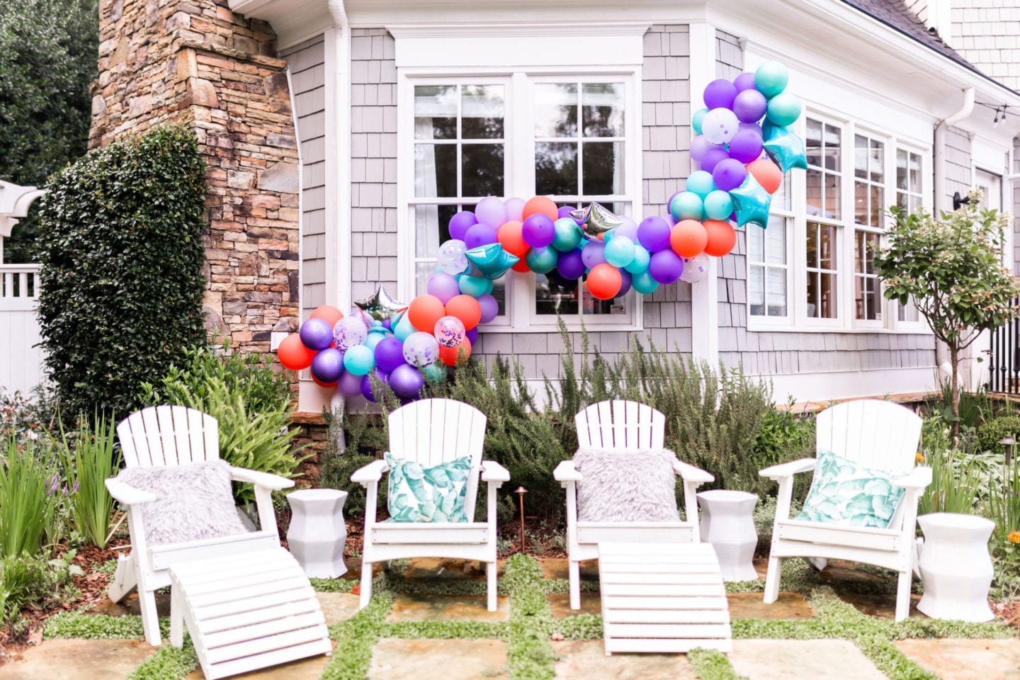 We threw a COVID surprise party for our daughter. To make it special we had awesome party balloon decorations! Sharing some fun balloon decoration ideas! I've linked everything used here for the balloon garland kit and a DIY balloon garland fun-filled party!