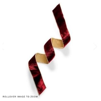 2 1/2" Velvet Ribbon