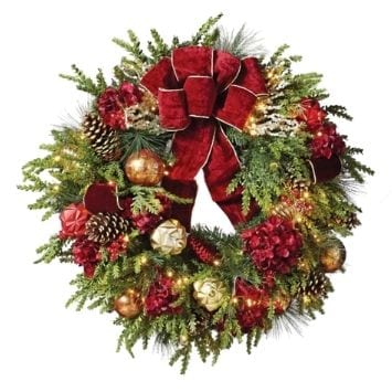 Wreath with Ornaments