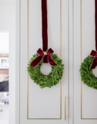 Kitchen Cabinet Wreaths
