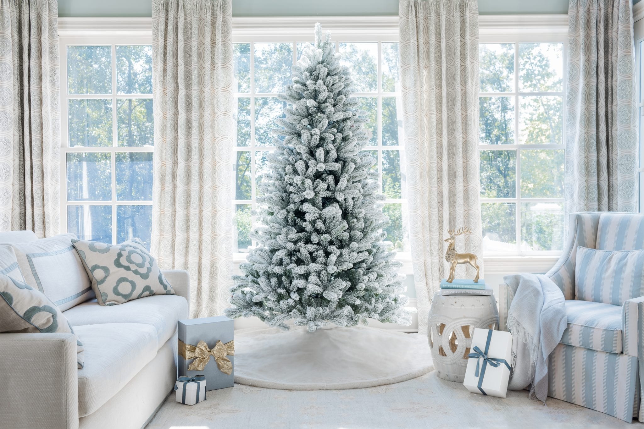 Best artificial flocked tree that's affordable.