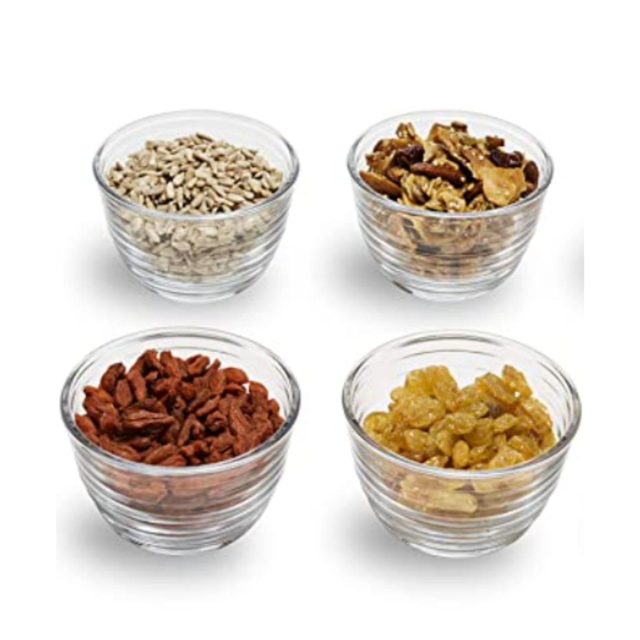 Small Glass Bowls with Lids