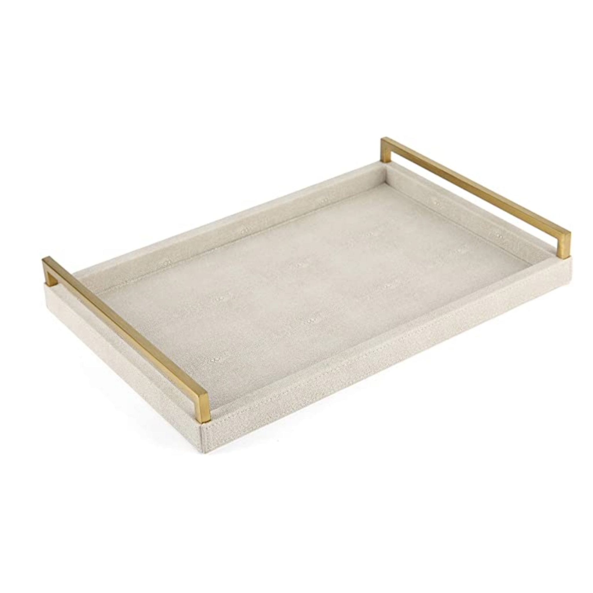 Faux Shagreen Tray