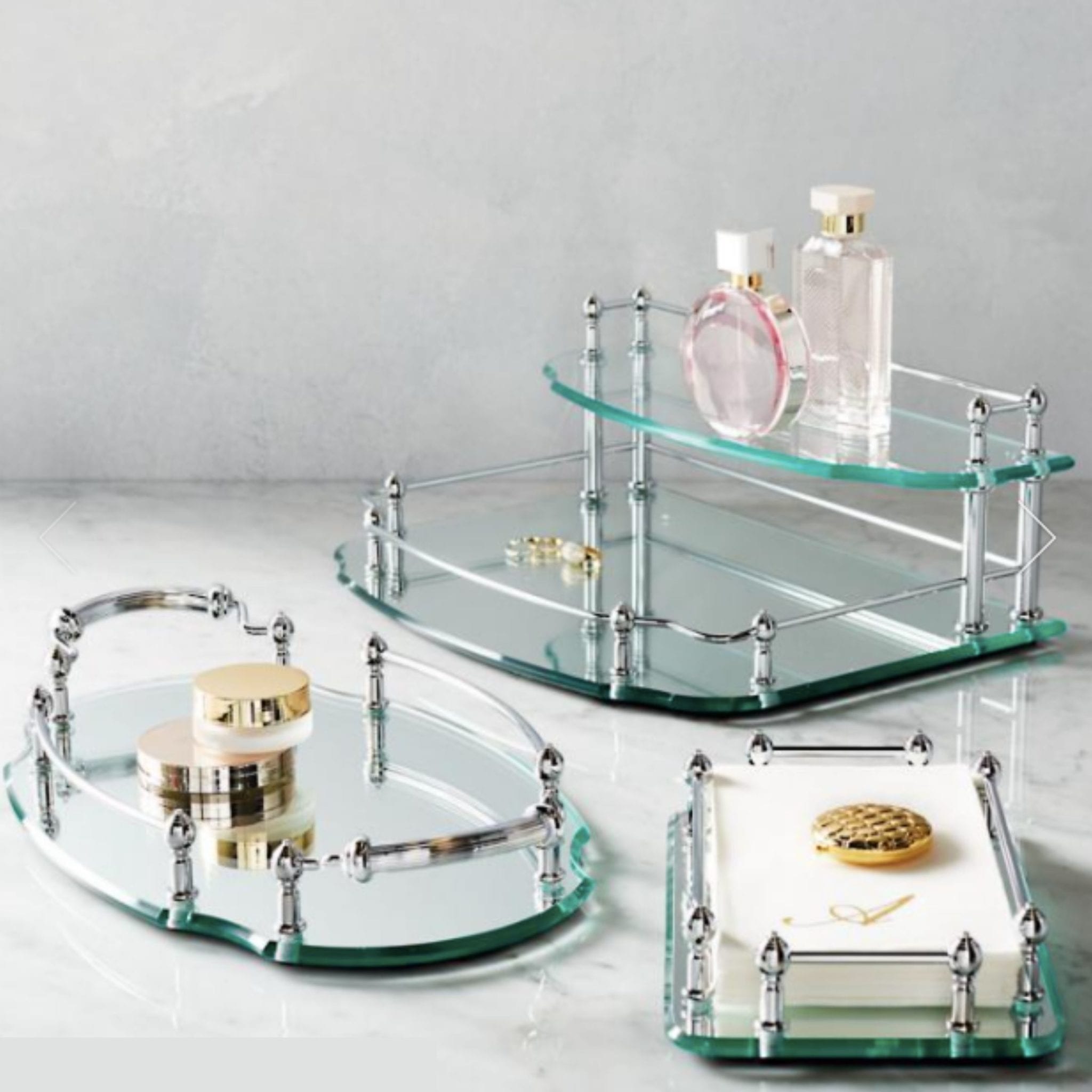 Belmont Personalized Vanity Display Trays