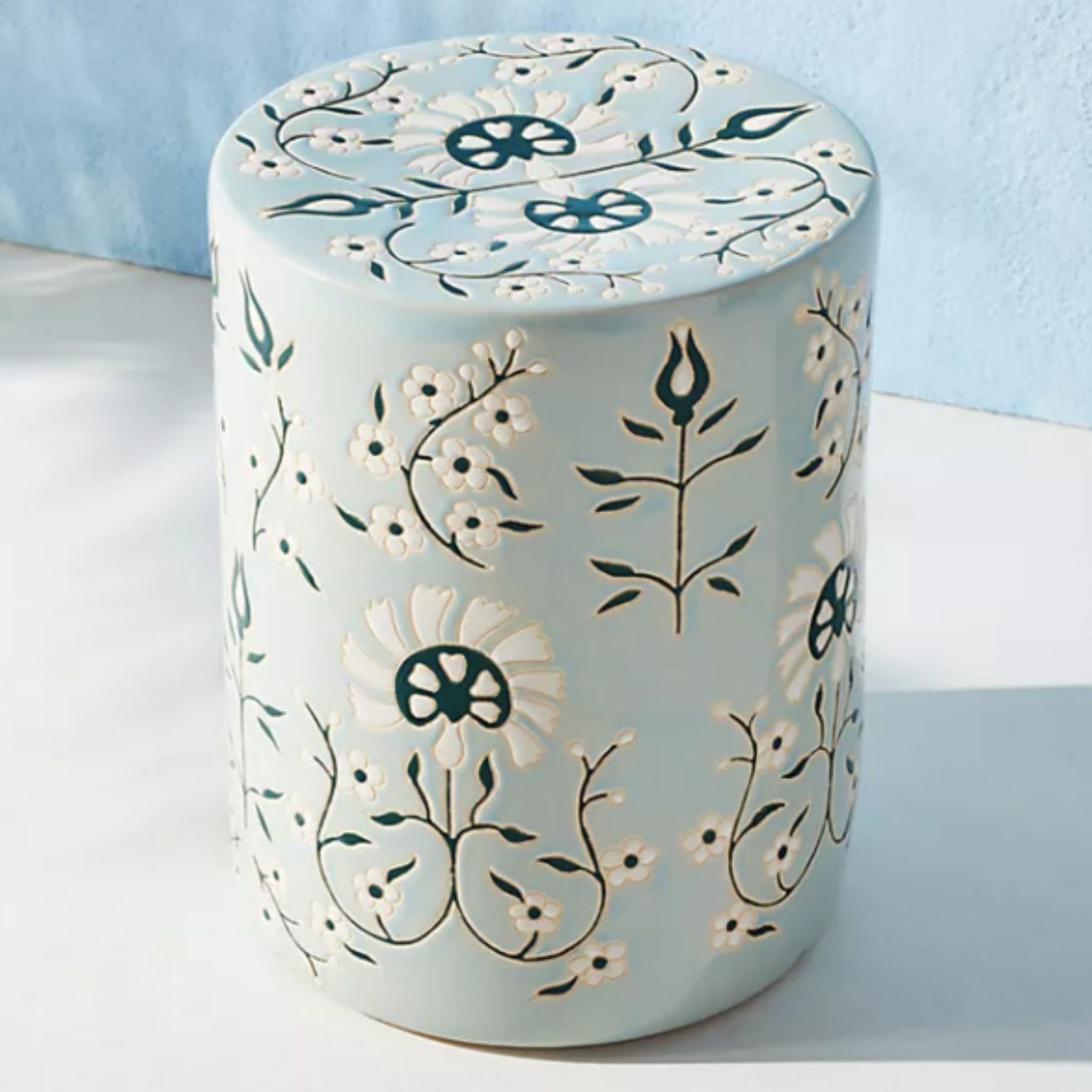 Anthropologie Mabel Ceramic Garden Stool