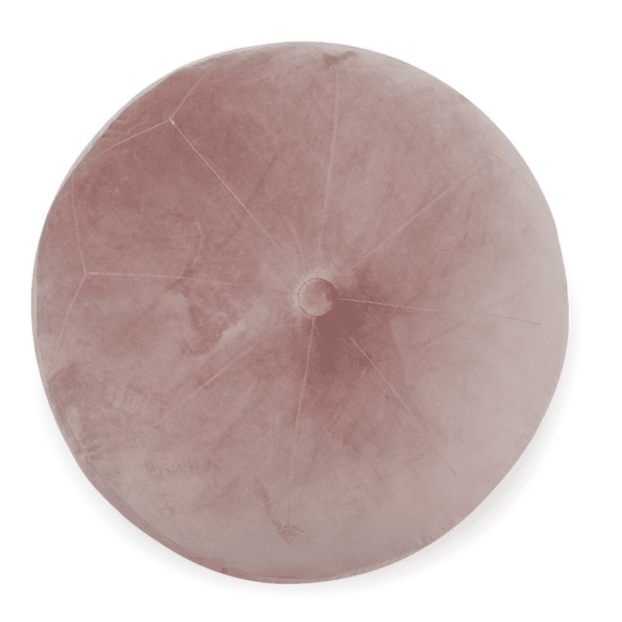Circle Pink Throw Pillow for Girls bedroom