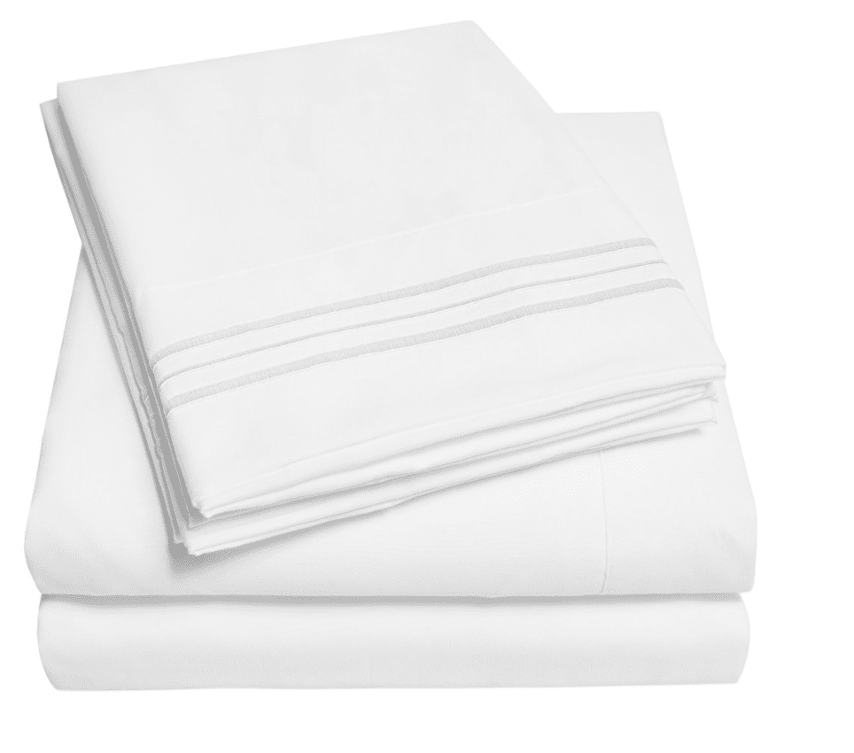Affordable White Hotel Sheets from Wal-Mart